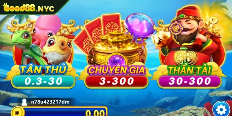 Bắn Cá Thần Tài GOOD88 | Cơ Hội Đổi Thưởng Đầy Hấp Dẫn 2 Quà tặng đổi thưởng linh hoạt