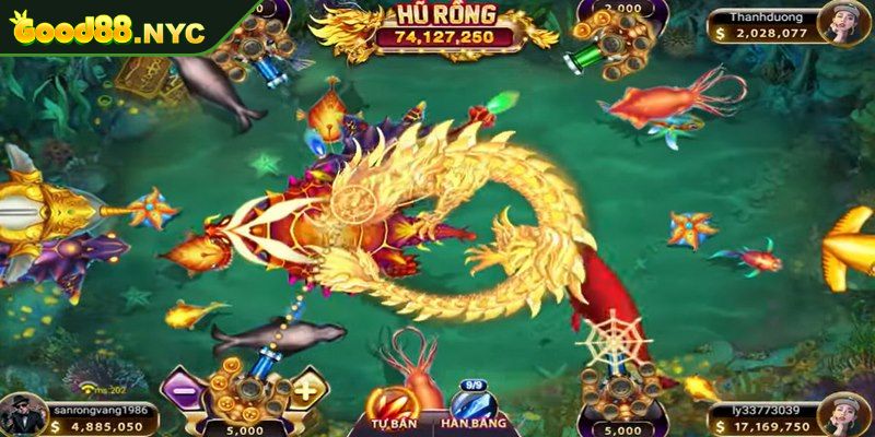 Bắn Cá Thần Rồng GOOD88 | Hấp dẫn với trải nghiệm đỉnh cao 3 Tấn công từ khoảng cách xa