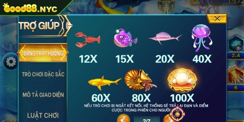 Bắn Cá Ngũ Long GOOD88 | Hành Trình Khám Phá Đại Dương 2 Tính năng Bắn Cá Ngũ Long GOOD88 phong phú